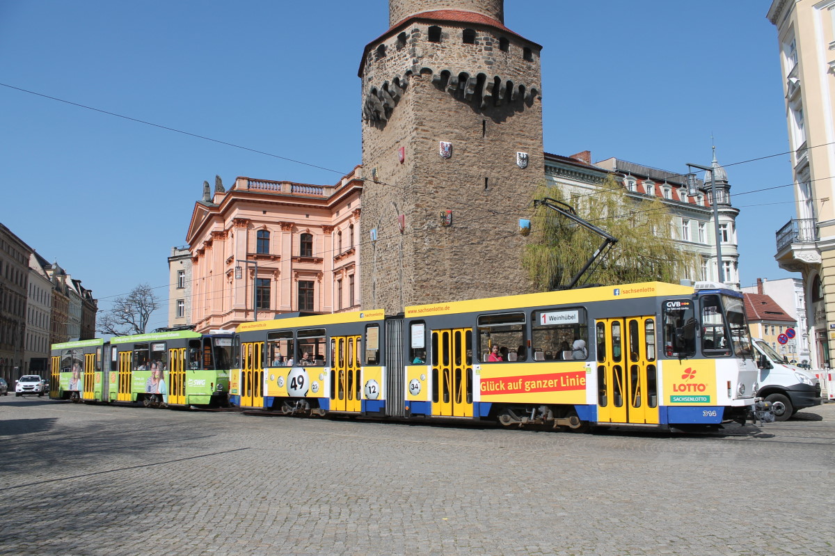 Гёрлиц, Tatra KT4DC № 314