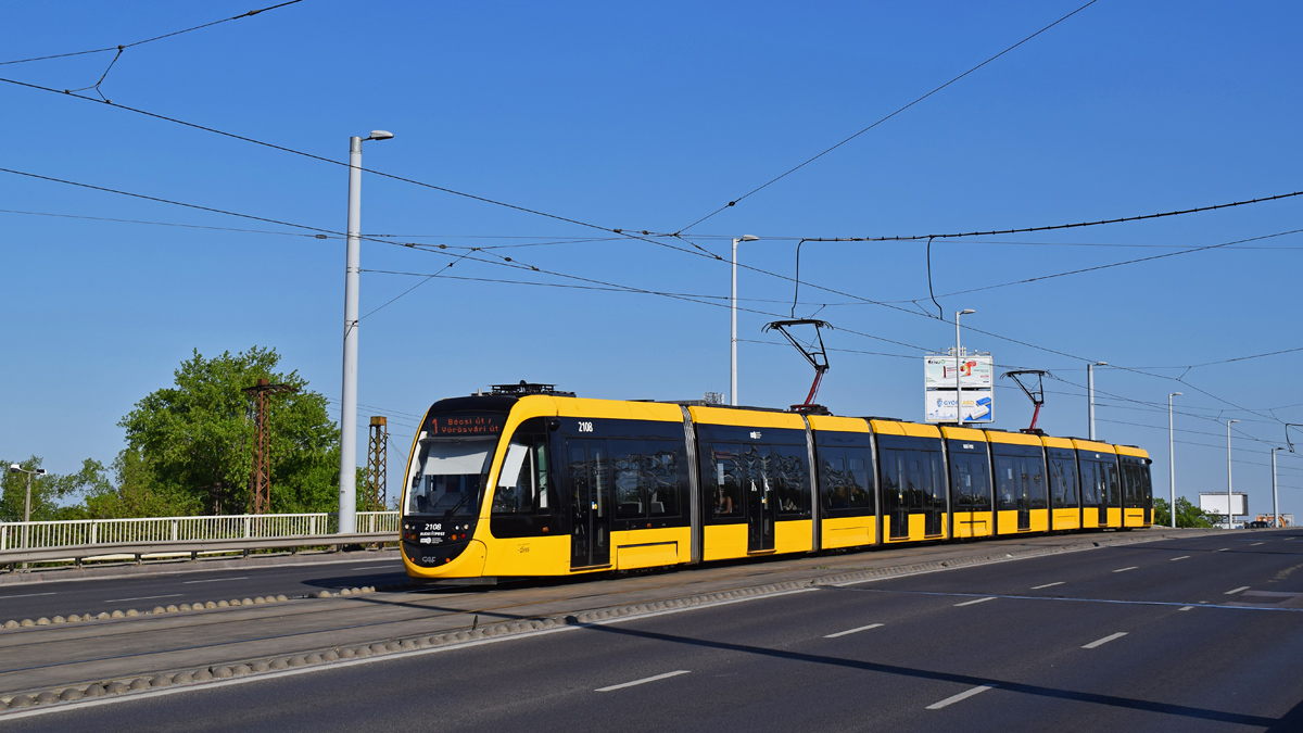 Budapeszt, CAF Urbos 3 Nr 2108