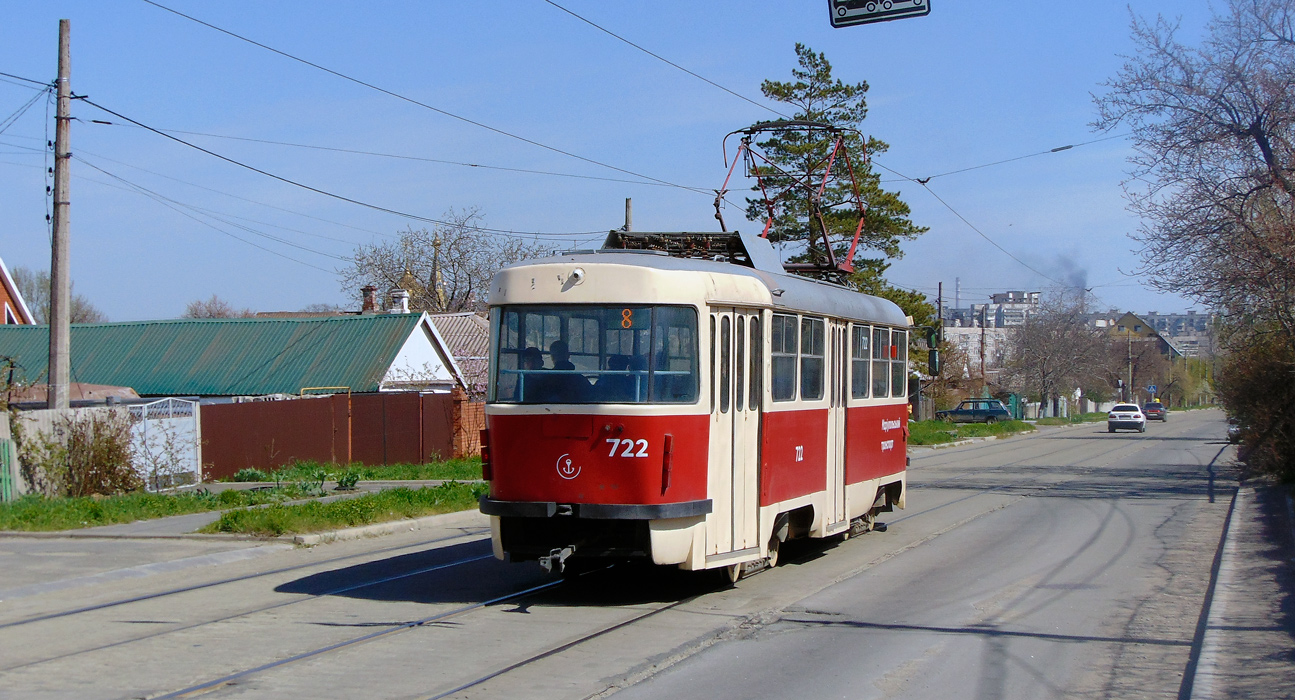 Mariupol, Tatra T3A č. 722