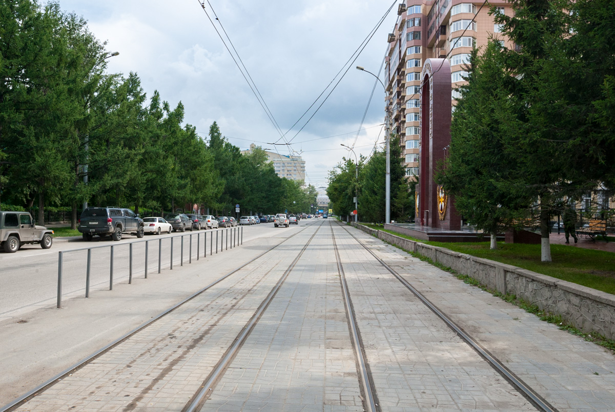 Novosibirskas — Tram road