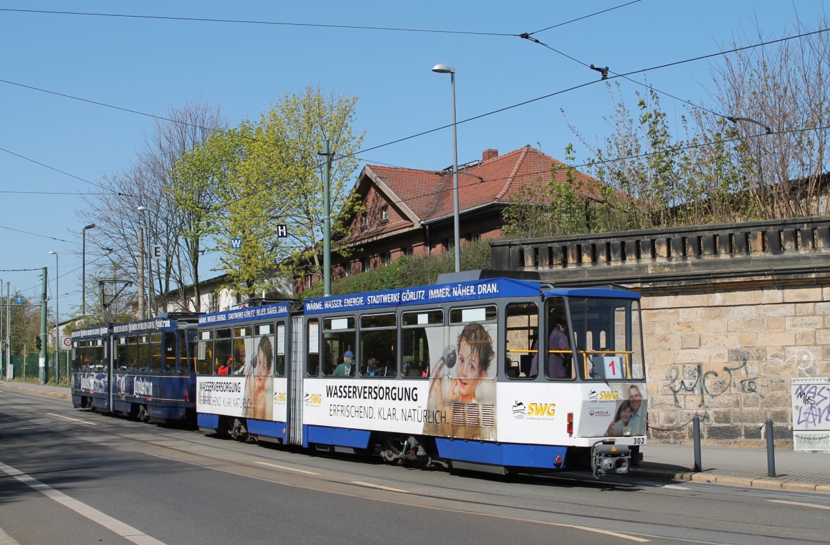 Görlitz, Tatra KT4DC № 302