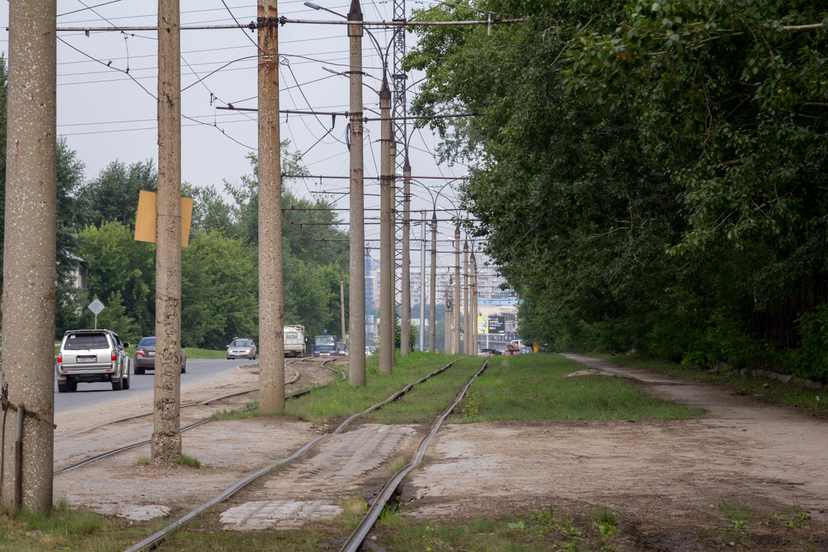 Новосибирск — Трамвайные линии и конечные