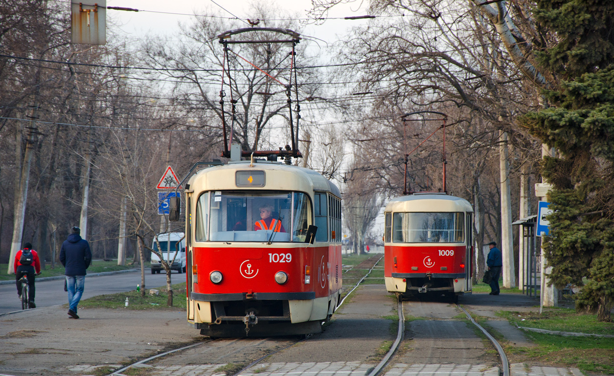Мариуполь, Tatra T3SUCS № 1029; Мариуполь, Tatra T3SUCS № 1009