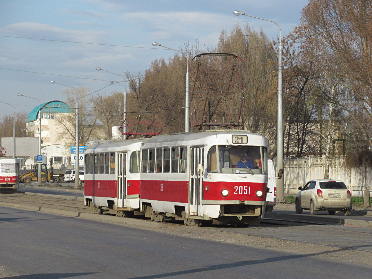 Самара, Tatra T3SU (двухдверная) № 2051