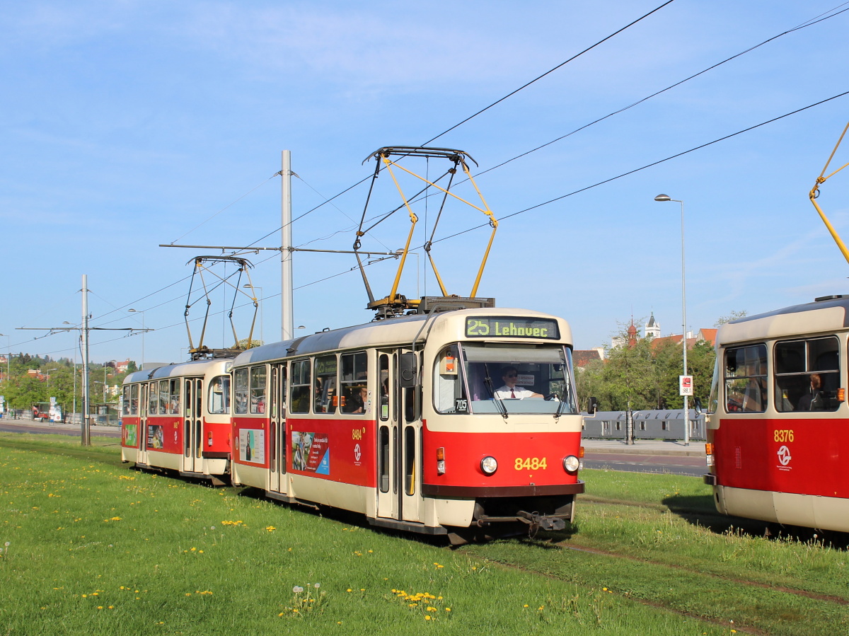 Прага, Tatra T3R.P № 8484