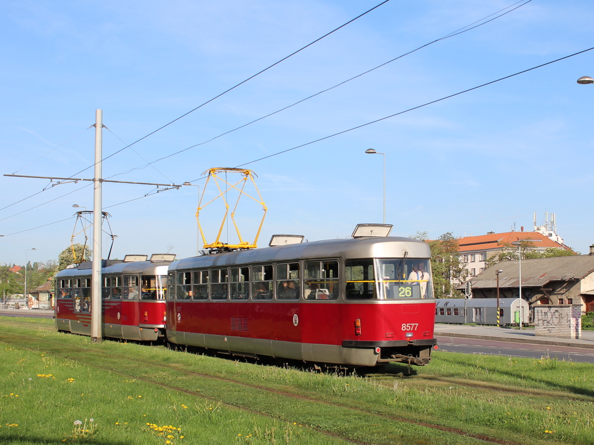Prague, Tatra T3R.P № 8577