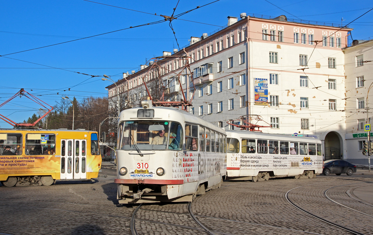 Yekaterinburg, Tatra T3SU # 310
