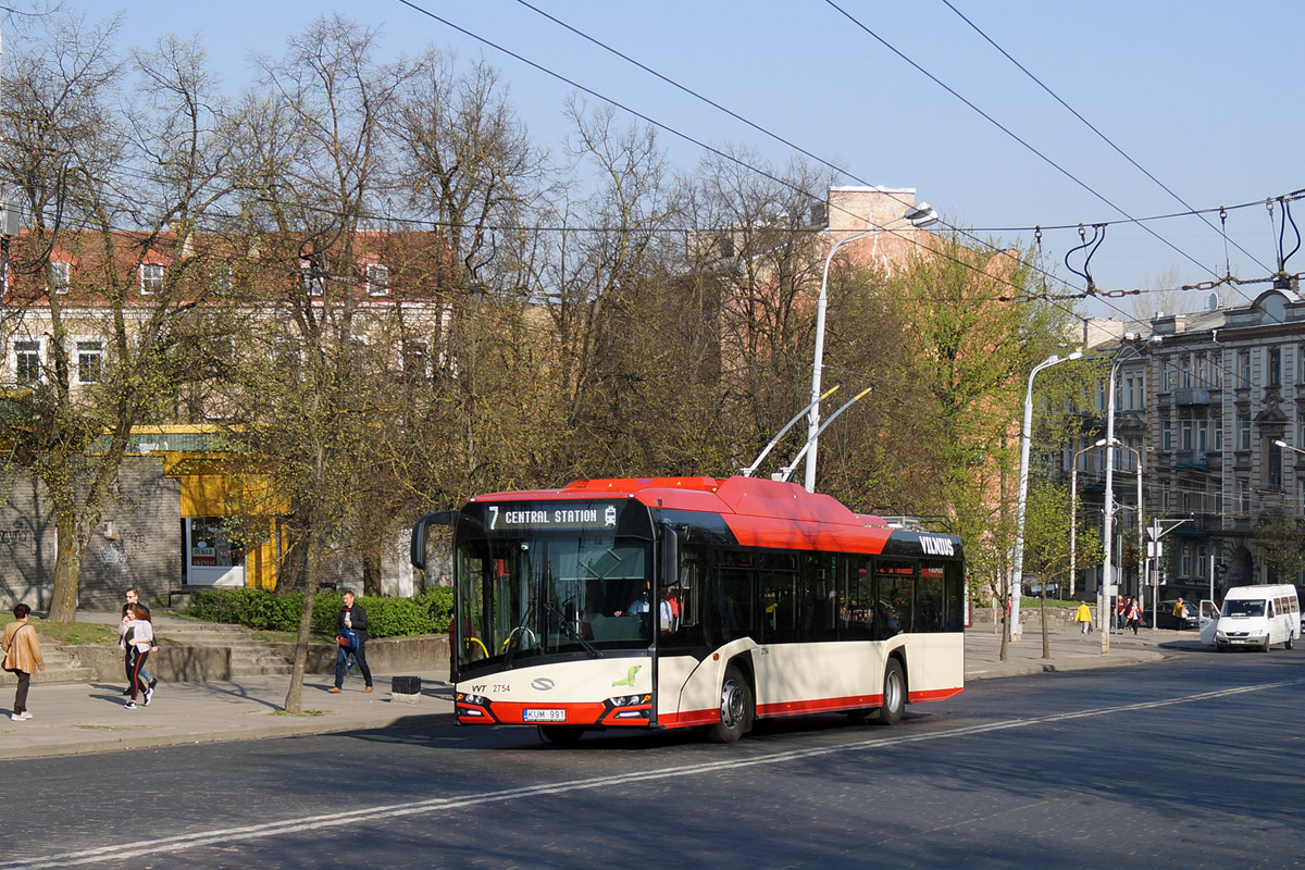 Вильнюс, Solaris Trollino IV 12 Škoda № 2754