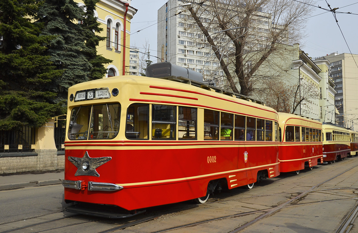 Москва, КТМ-1 № 0002; Москва — Парад к 120-летию трамвая 20 апреля 2019