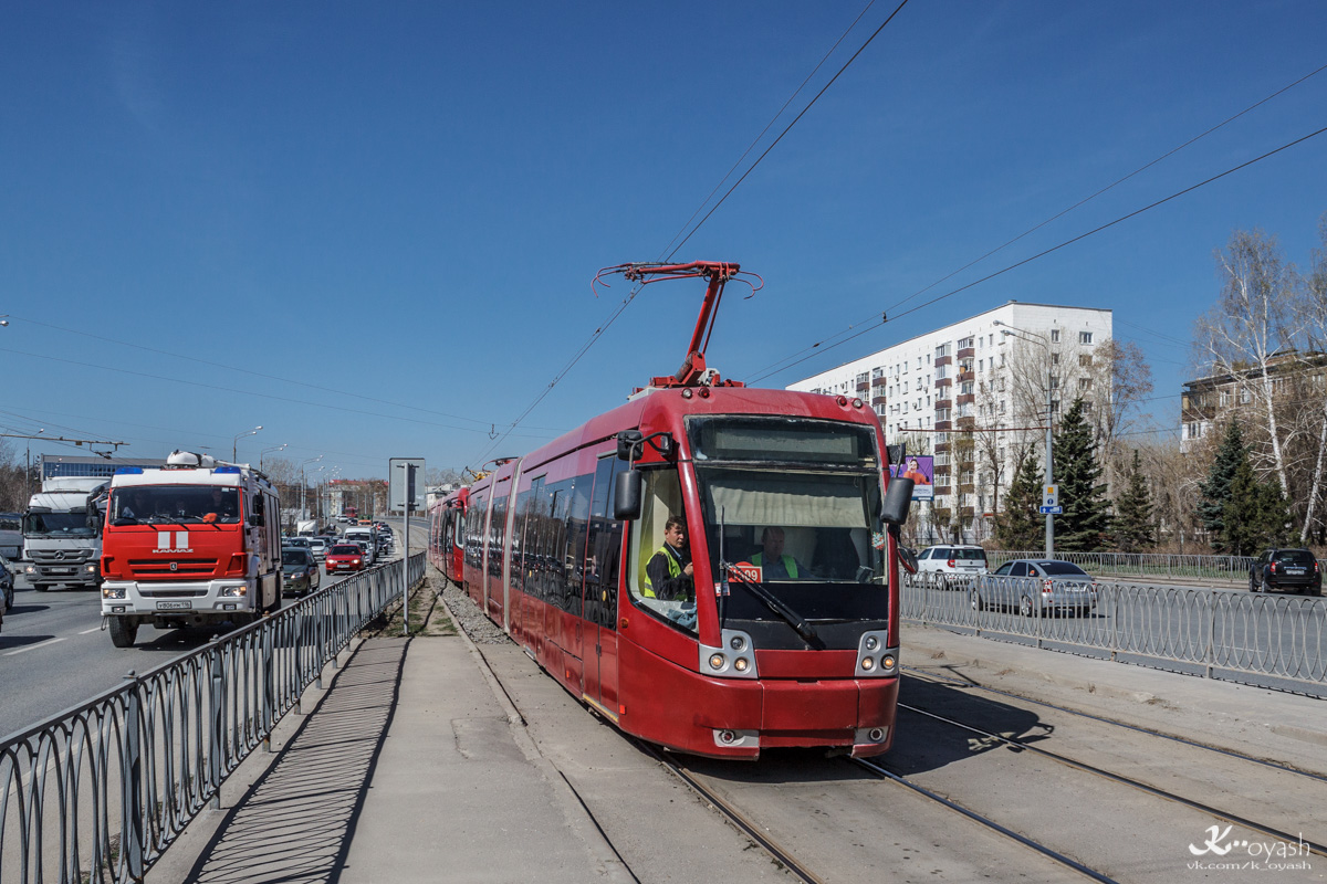 Kazan, BKM 84300M # 1309; Kazan — Burning trams