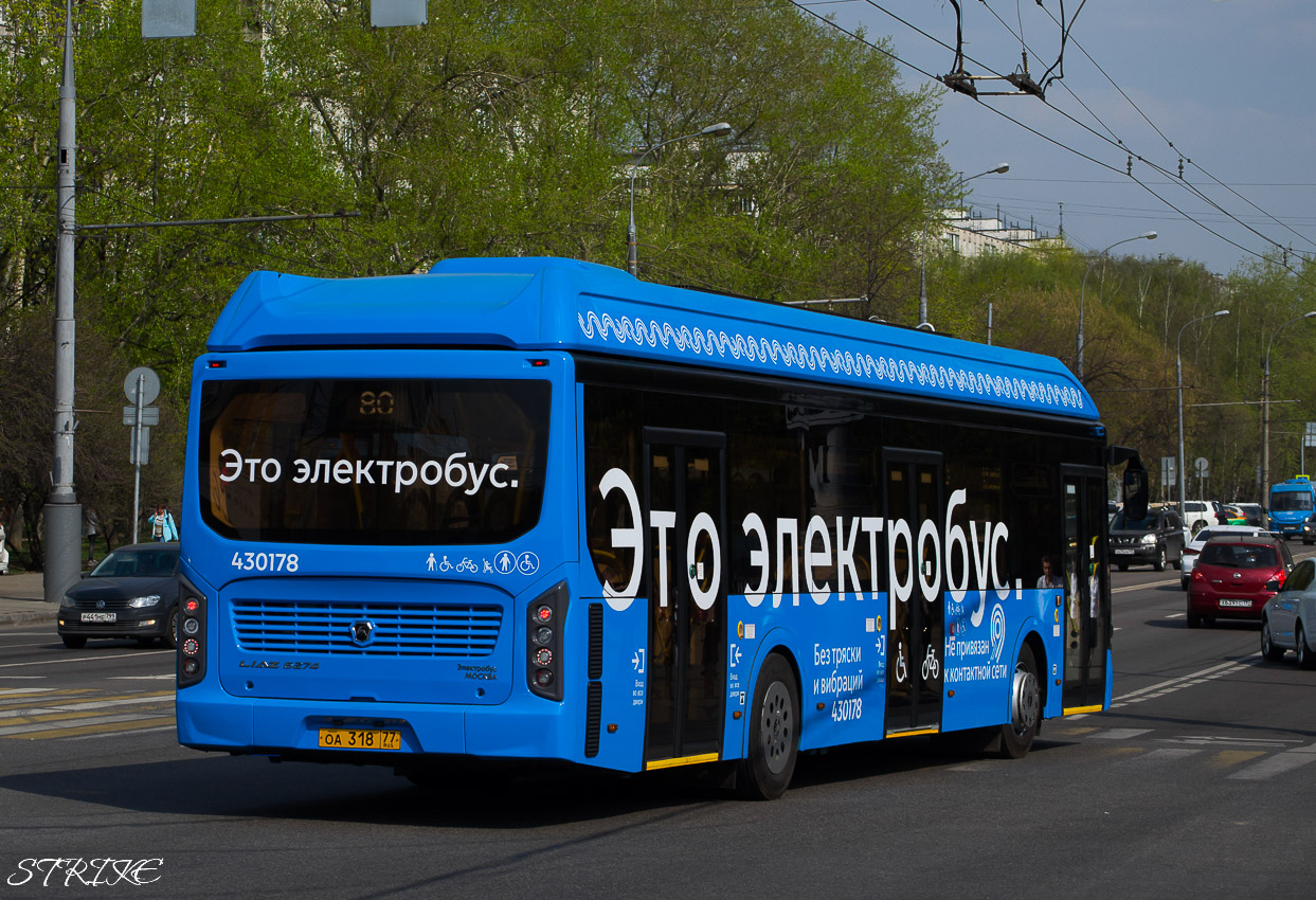 Moscow, LiAZ-6274 № 430178