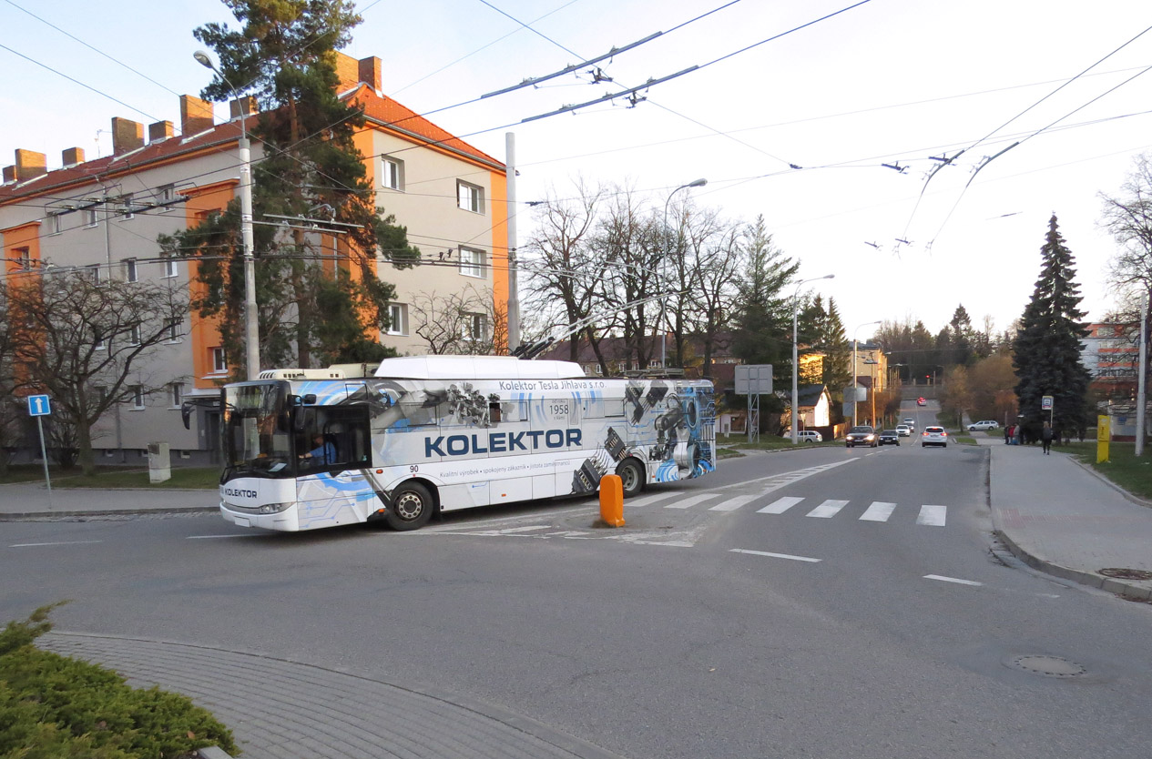 Jihlava, Škoda 26Tr Solaris III № 90; Jihlava — Trolleybus Lines and Infrastructure