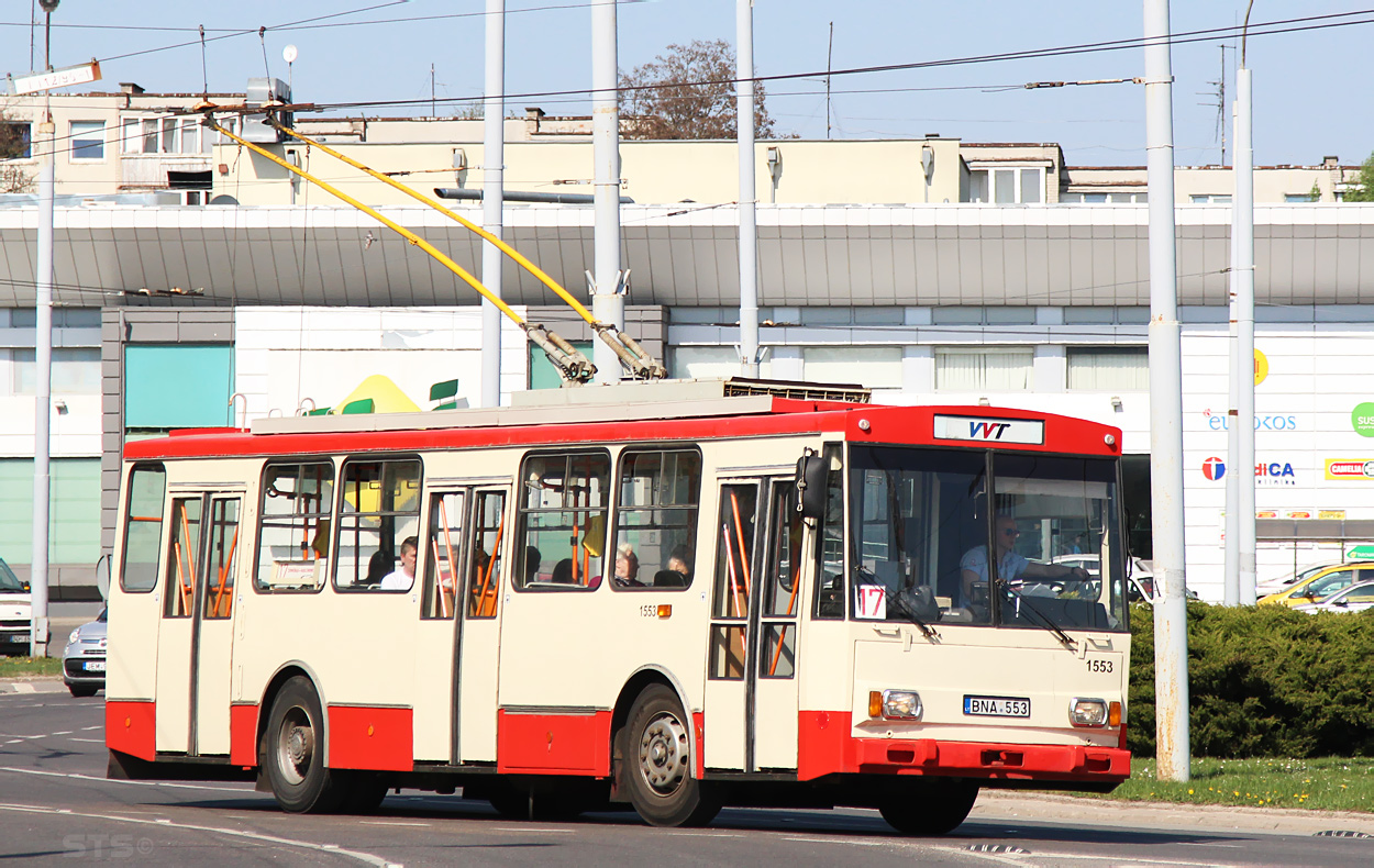 Вильнюс, Škoda 14Tr89/6 № 1553