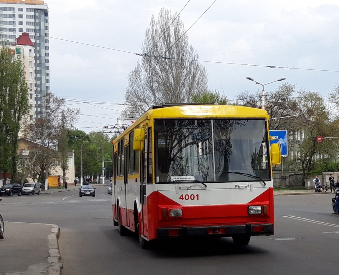 Одесса, Škoda 14Tr17/6M № 4001