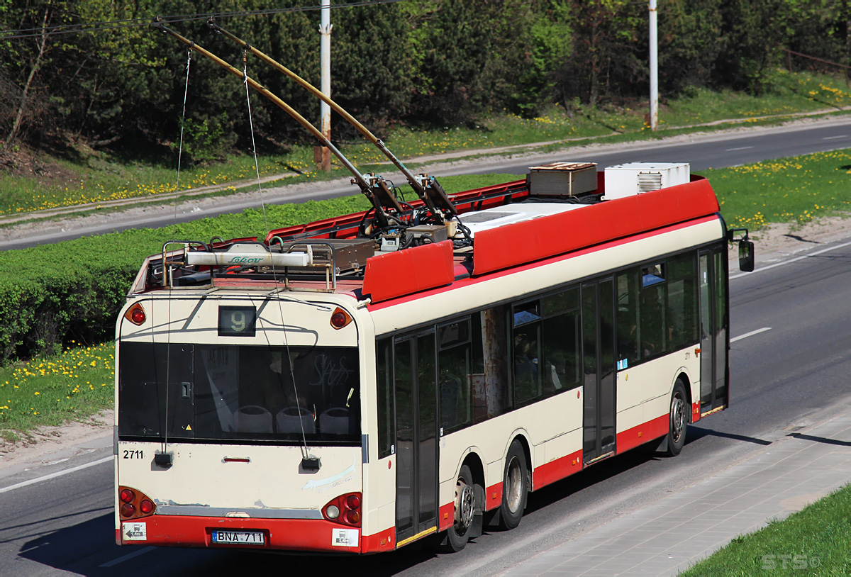 Вильнюс, Solaris Trollino II 15 AC № 2711