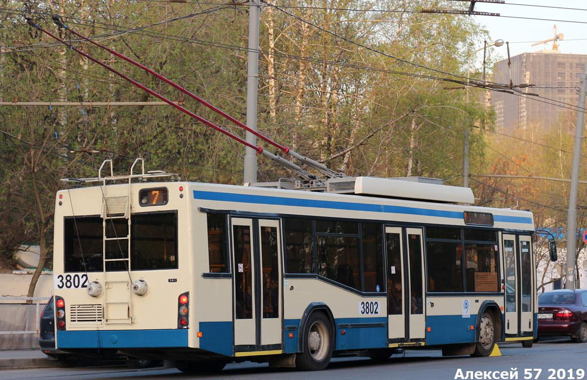 Москва, СВАРЗ-МАЗ-6235.00 № 3802