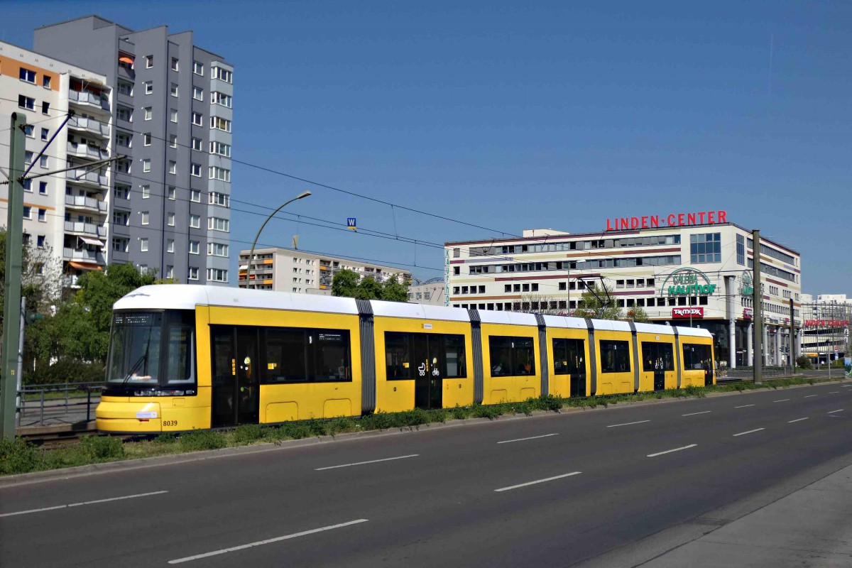 Берлин, Bombardier Flexity Berlin (GT8-08ER/F8E) № 8039