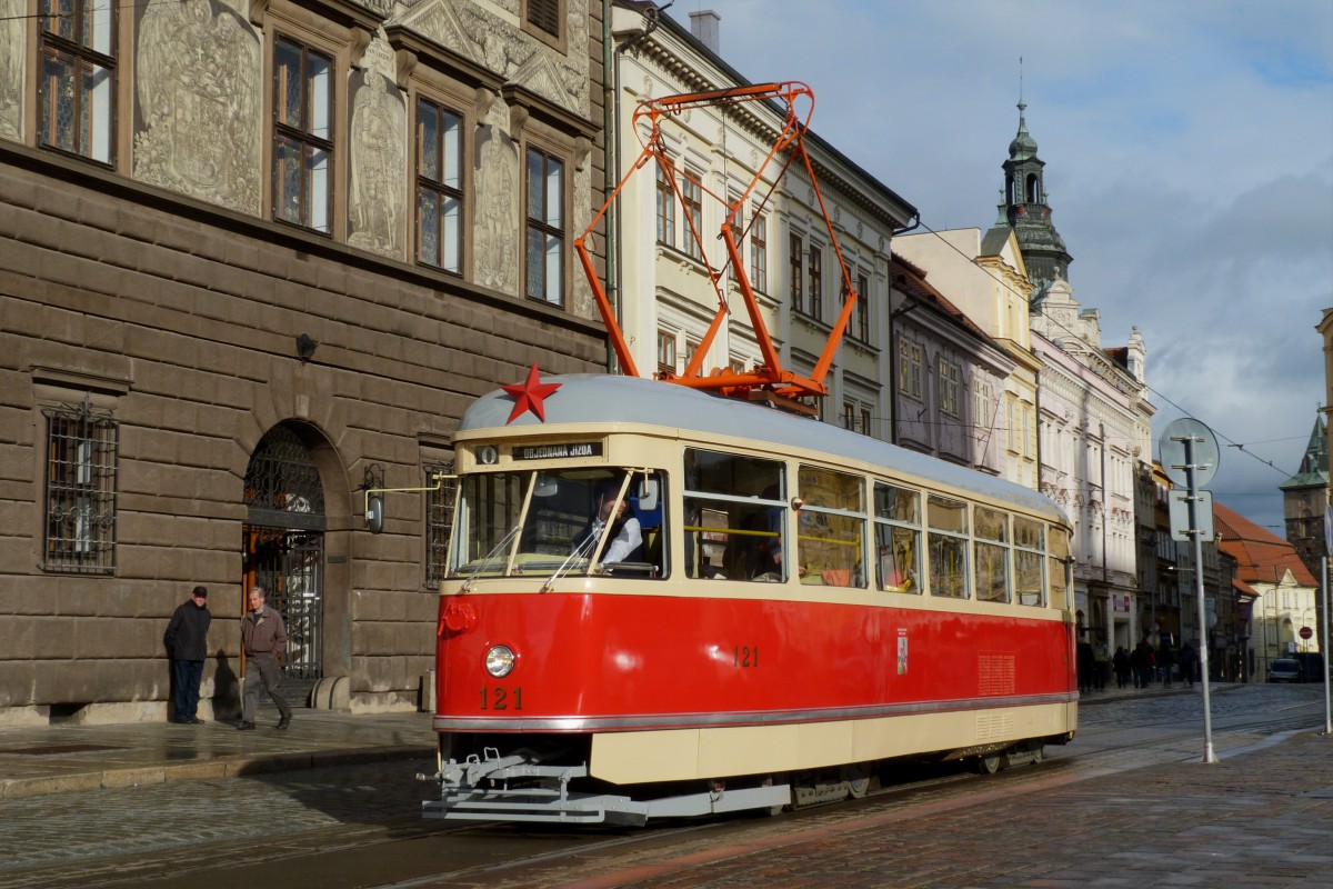Plzeň, Tatra T1 № 121 Plzeň, Tatra T1 № 121