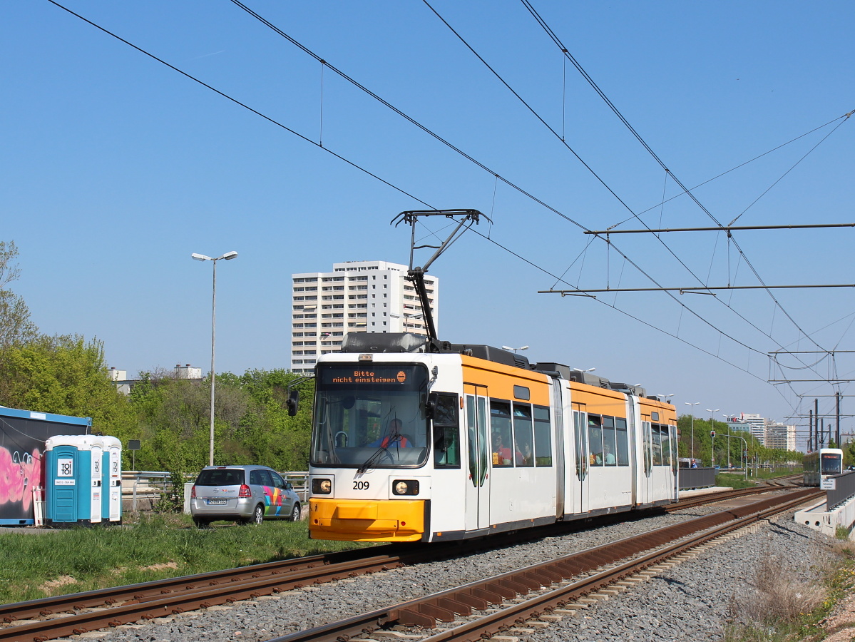 Mainz, Adtranz GT6M-ZR # 209 Mainz, Adtranz GT6M-ZR # 209