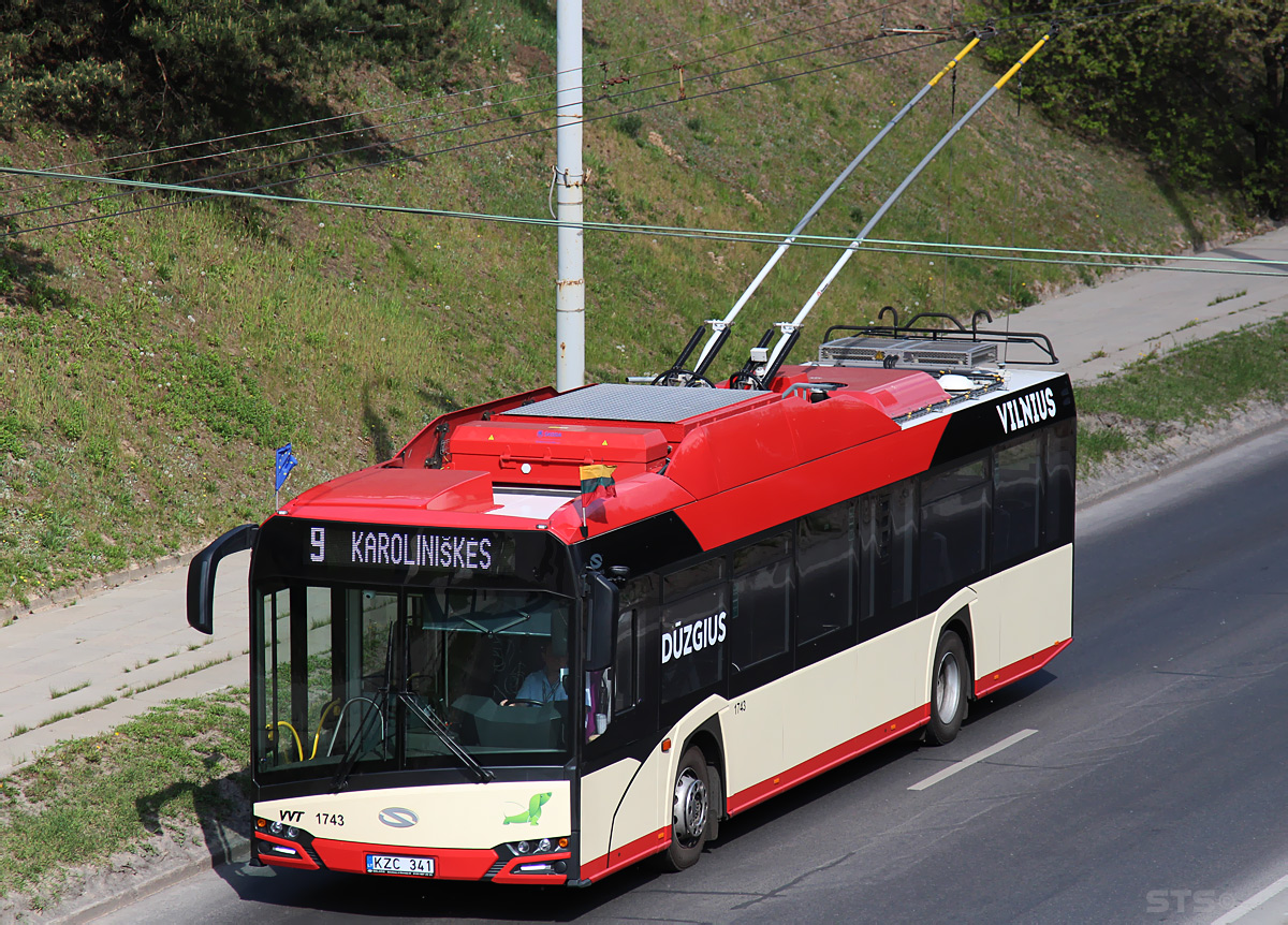 Вильнюс, Solaris Trollino IV 12 Škoda № 1743