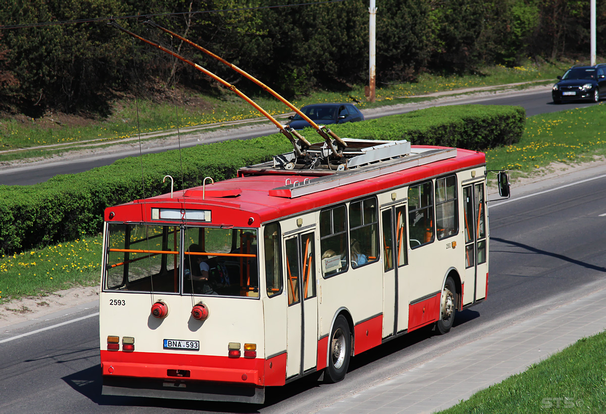 Вильнюс, Škoda 14Tr13/6 № 2593