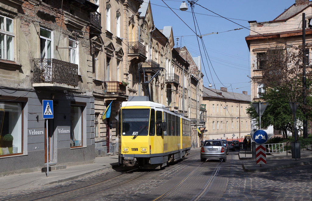 Львов, Tatra KT4DM № 1199