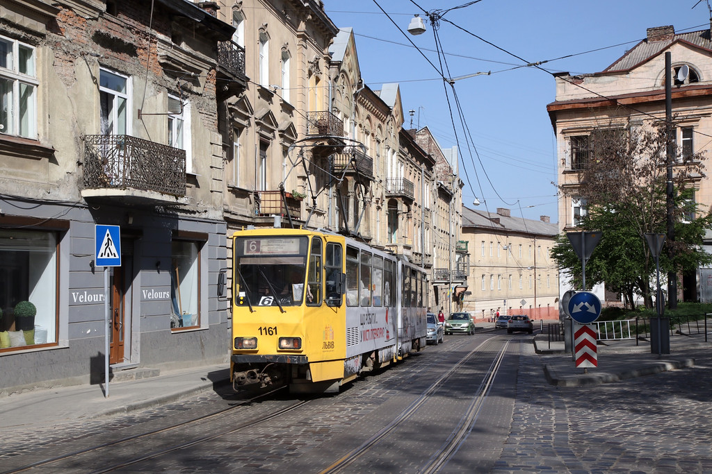 Львов, Tatra KT4D № 1161