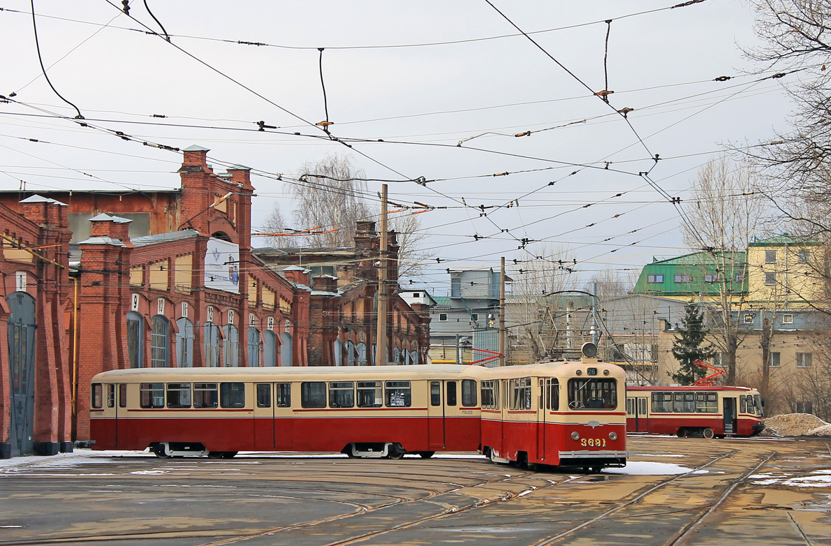 Санкт-Петербург, ЛМ-49 № 3691; Санкт-Петербург, ЛП-49 № 3990