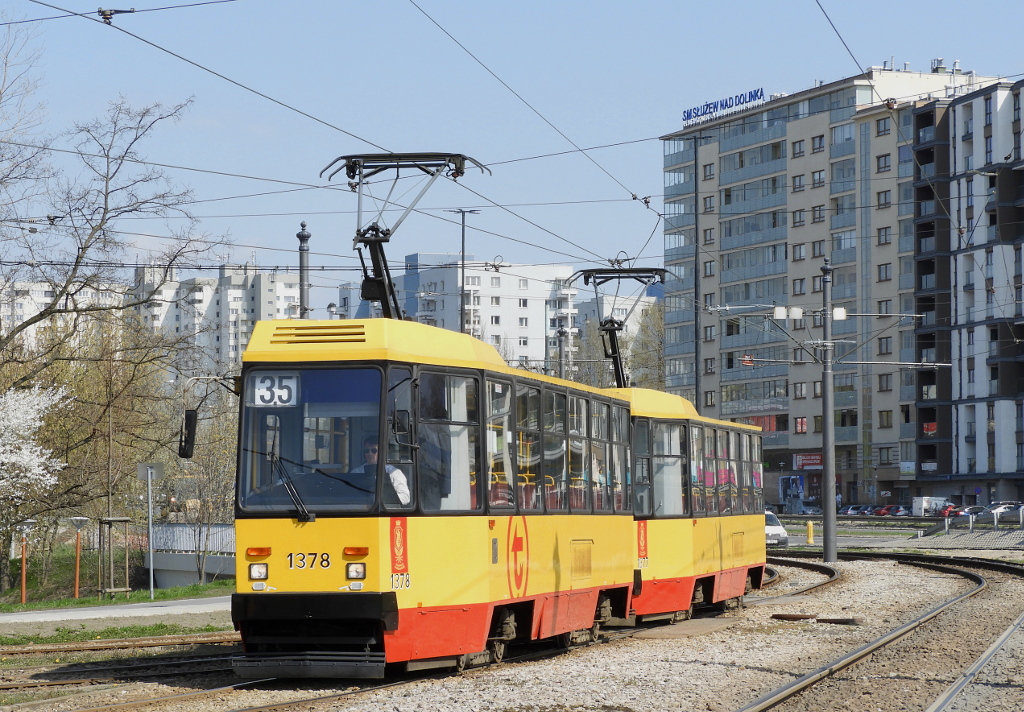 Варшава, Konstal 105Na № 1378