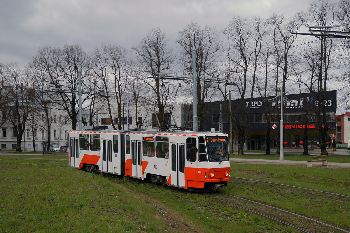 Таллин, Tatra KT4D № 180