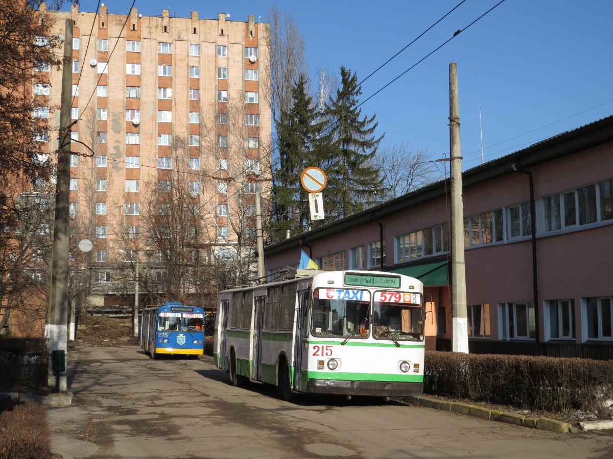 Хмельницкий, ЗиУ-682Г [Г00] № 275; Хмельницкий, ЗиУ-682В-012 [В0А] № 215