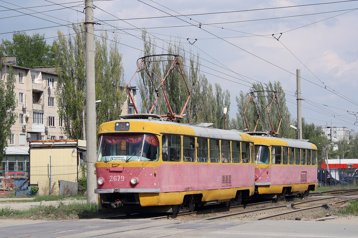 Волгоград, Tatra T3SU (двухдверная) № 2679; Волгоград, Tatra T3SU (двухдверная) № 2678