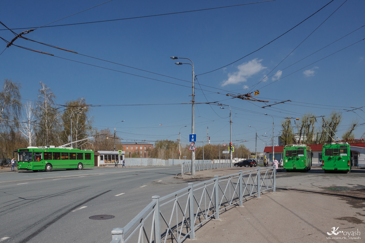 Казань — Линии ГЭТ [2] — Правый берег; Казань — Линии ГЭТ [7] — Конечные станции и разворотные кольца