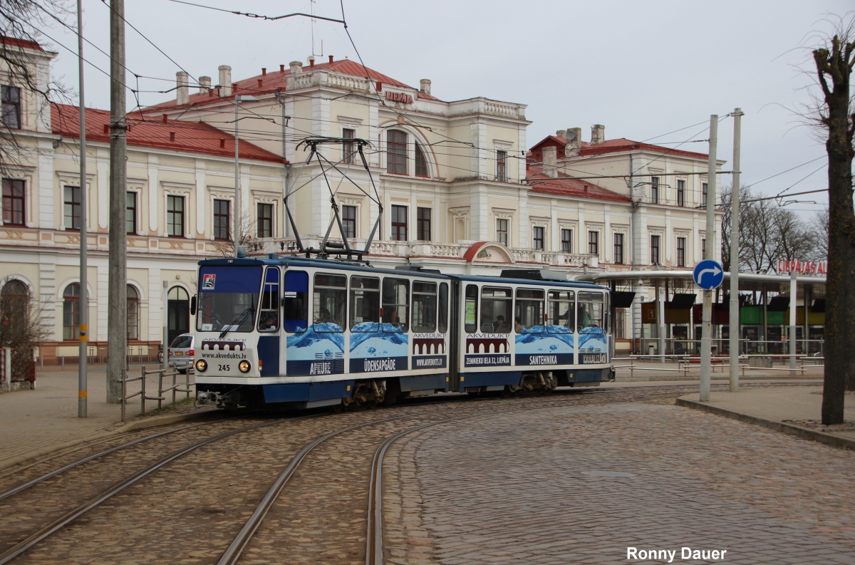Лиепая, Tatra KT4D № 245