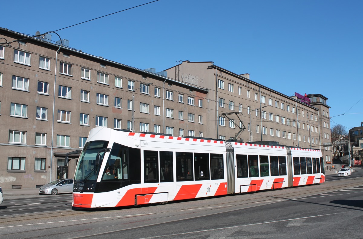 Таллин, CAF Urbos AXL № 518