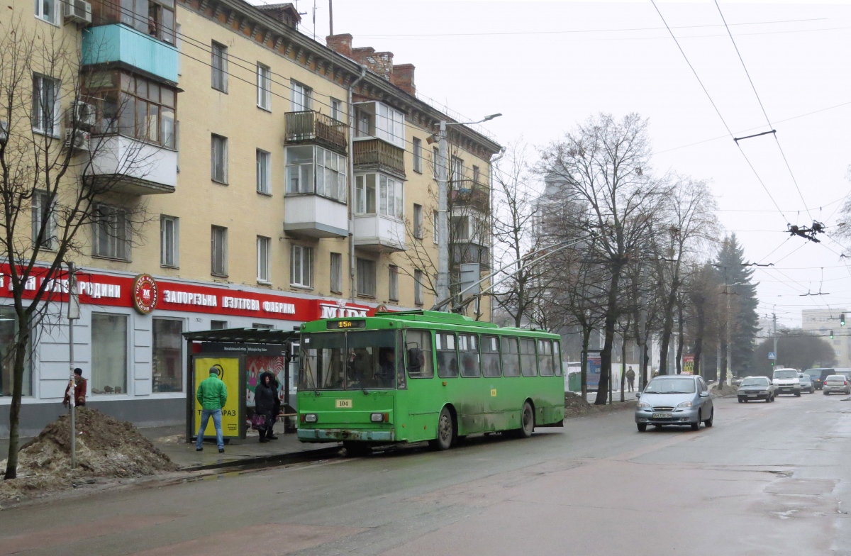 Житомир, Škoda 14Tr07 № 104