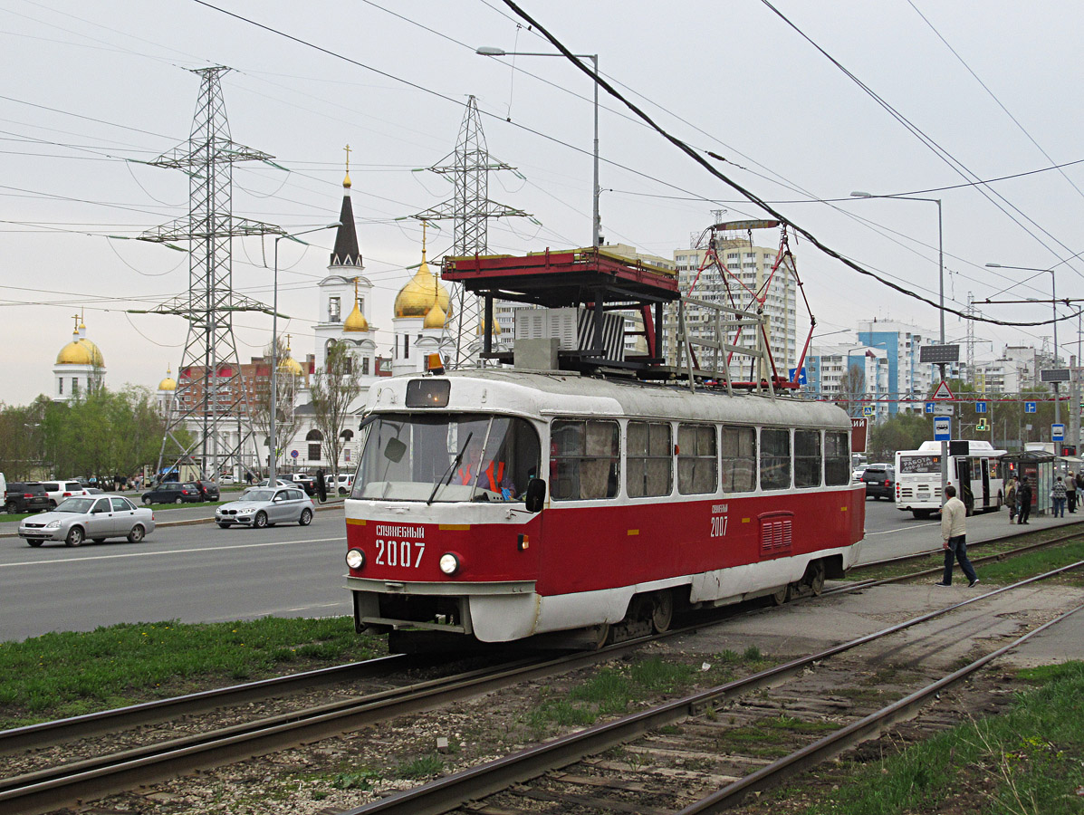 Самара, Tatra T3SU (двухдверная) № 2007