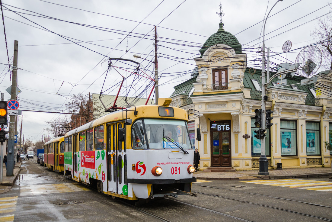 Краснодар, Tatra T3SU № 081