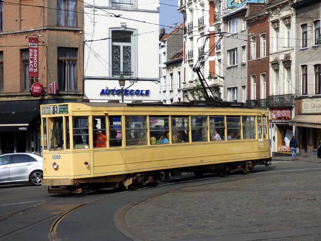 Брюссель, MIVB/STIB Series 5000 № 5008; Брюссель — Торжества по случаю 150-летия трамвая (30/04/2019-05/05/2019)