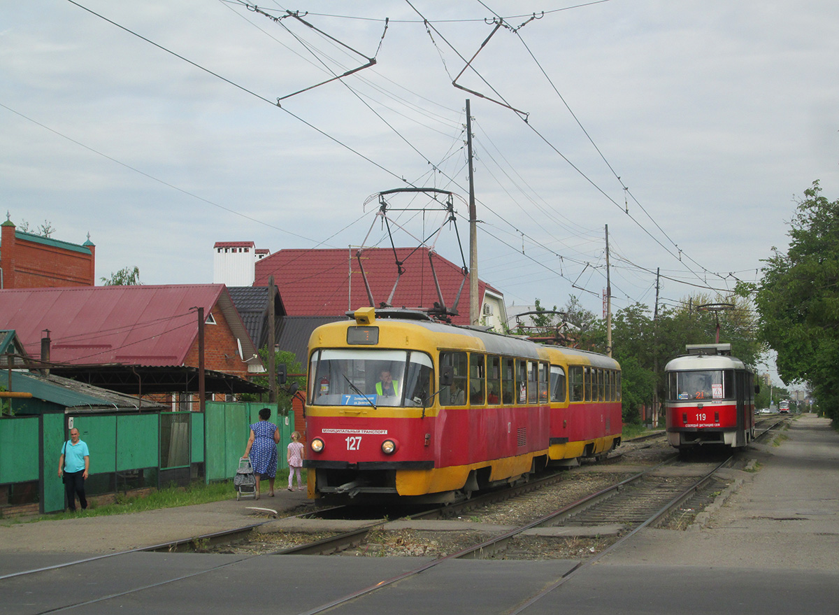 Краснодар, Tatra T3SU № 127