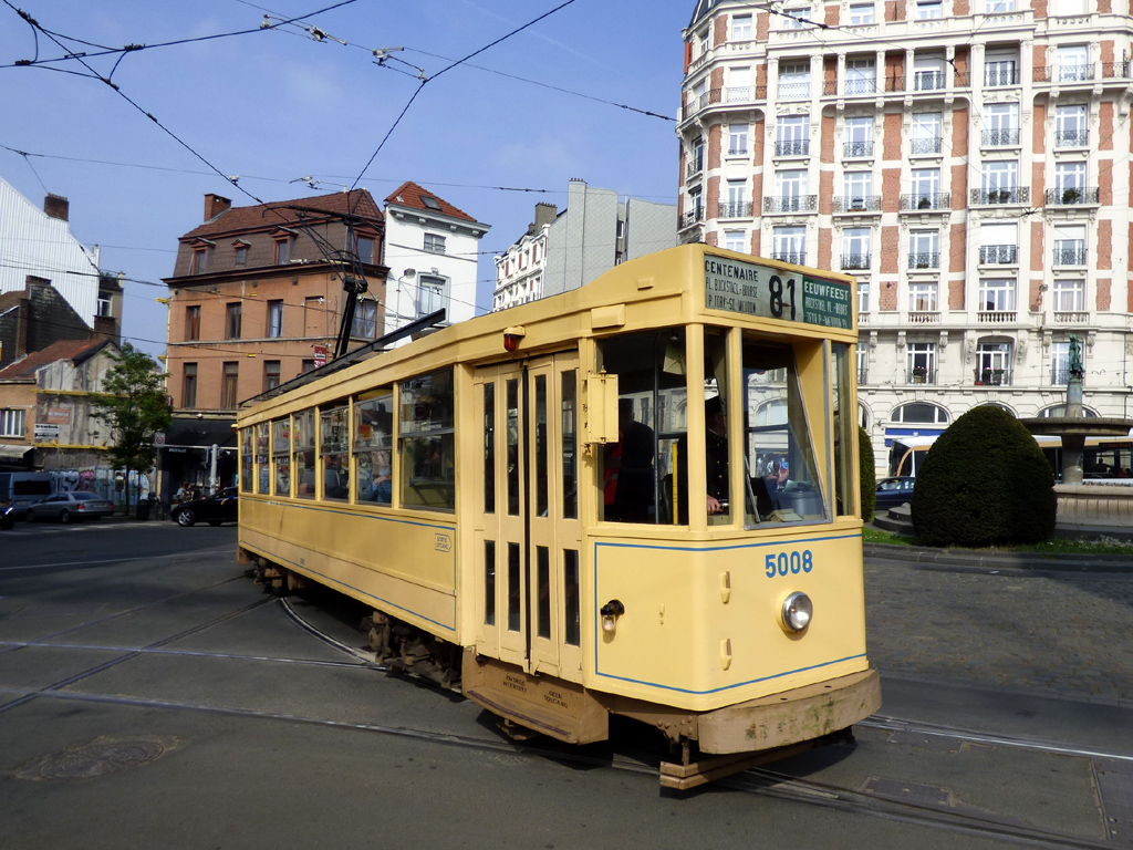Брюссель, MIVB/STIB Series 5000 № 5008; Брюссель — Торжества по случаю 150-летия трамвая (30/04/2019-05/05/2019)