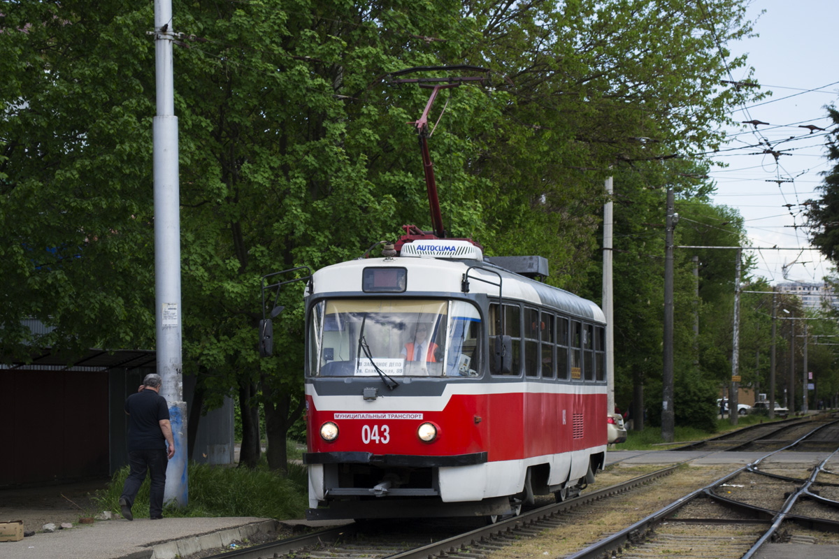Краснодар, Tatra T3SU КВР МРПС № 043