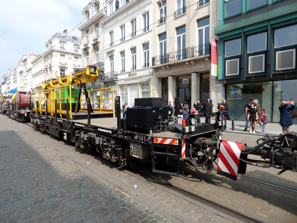 Брюссель, Служебный вагон Windhoff № 101; Брюссель — Торжества по случаю 150-летия трамвая (30/04/2019-05/05/2019)