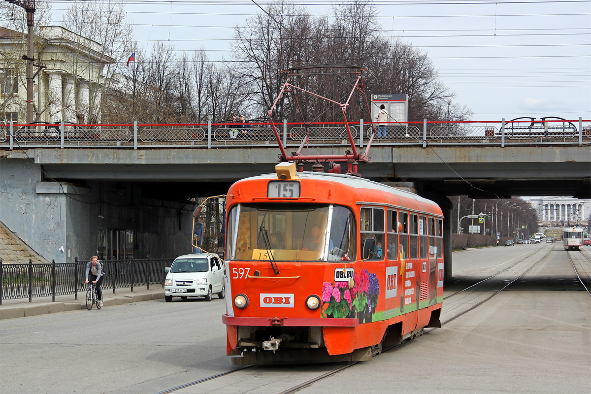 Yekaterinburg, Tatra T3SU № 597