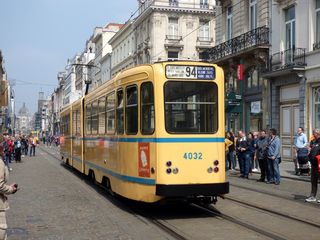 Brussels, STIB/MIVB series 4000 Nr. 4032; Brussels — Festivities on the occasion of 150 years of tram (30/04/2019 — 05/05/2019)