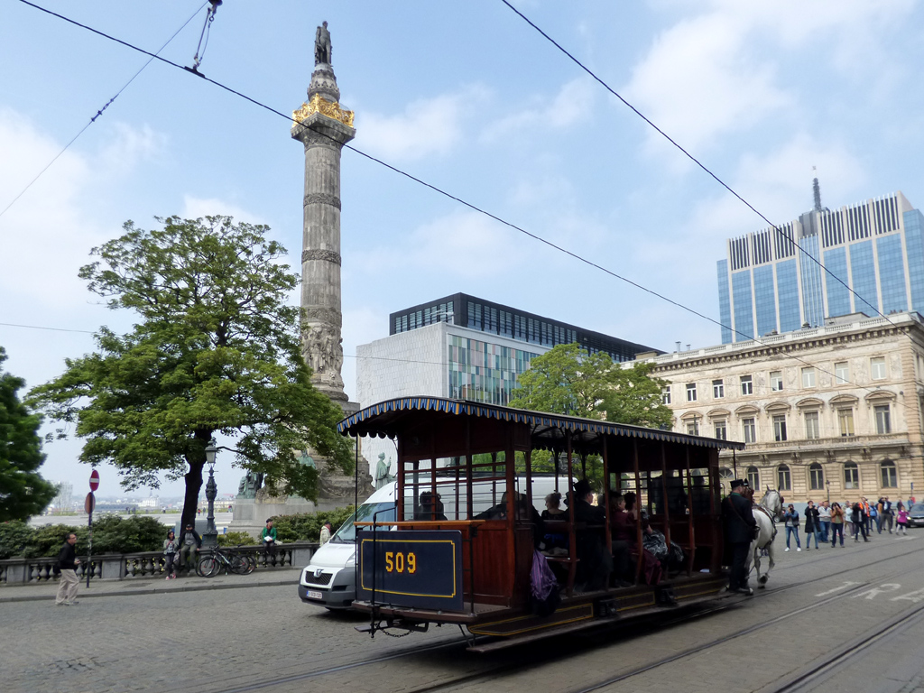 Brussels, Horse car № 509; Brussels — Festivities on the occasion of 150 years of tram (30/04/2019 — 05/05/2019)