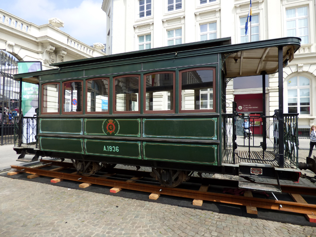 Thuin, 2-axle trailer car Nr. A.1936; Brüssel — Festivities on the occasion of 150 years of tram (30/04/2019 — 05/05/2019)