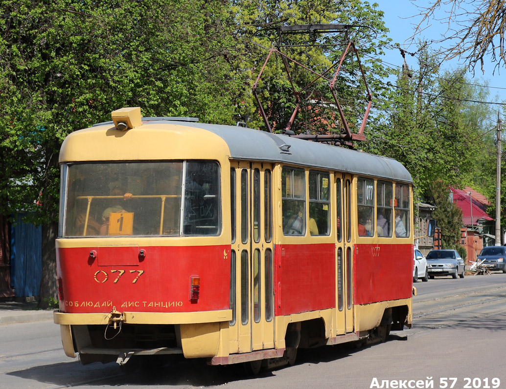 Орёл, Tatra T3SU № 077