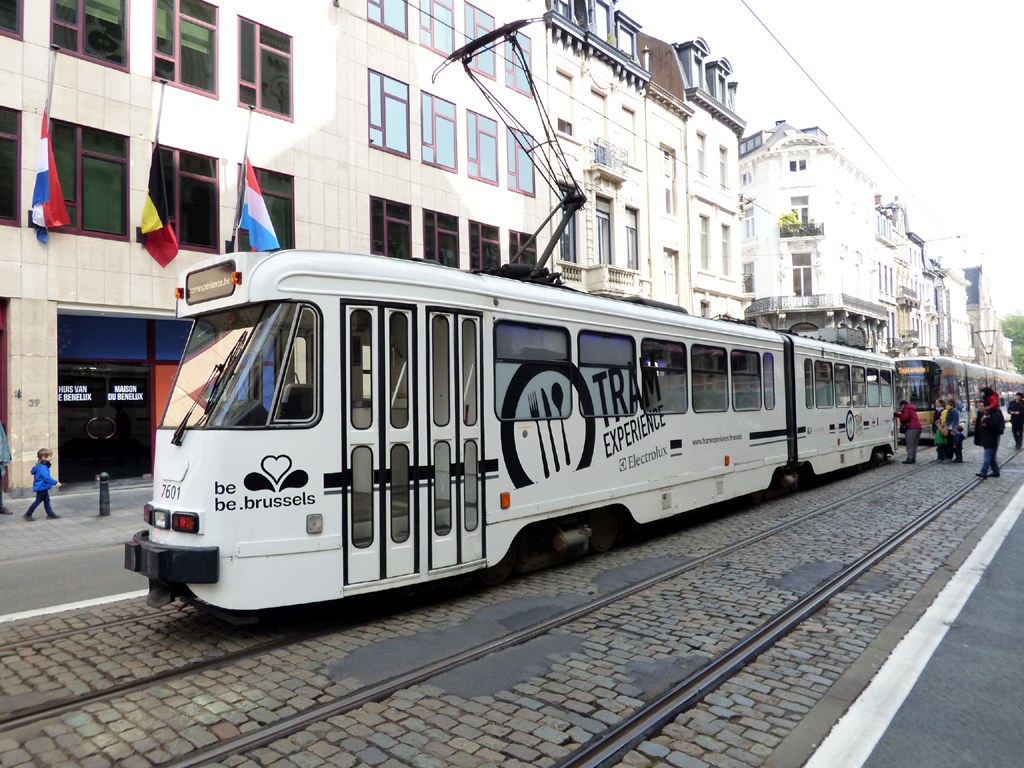 Brüssel, BN PCC series 7700 Nr. 7601; Brüssel — Festivities on the occasion of 150 years of tram (30/04/2019 — 05/05/2019)
