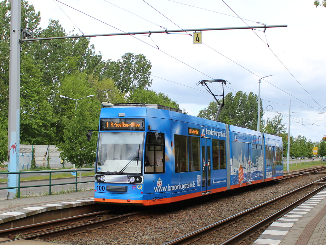 Бранденбург-на-Хафеле, Duewag MGT6D № 100